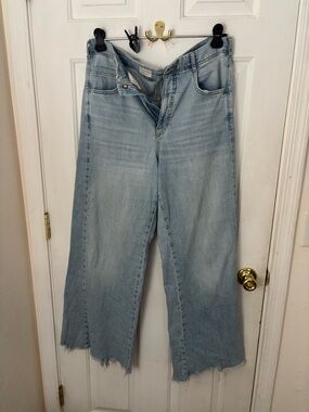 Pilcro Light Blue Wide Leg Jeans